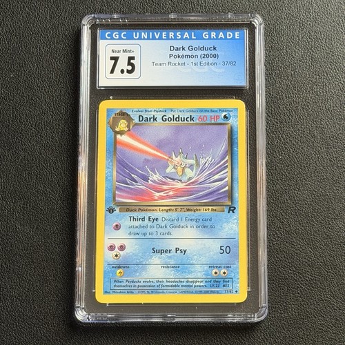 Dark Golduck (1st Edition) graded CGC 7.5 for sale on eBay
