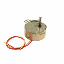 1 U/min Wechselstrom-Synchron-Getriebemotor 230V 4W, 50mm, 20cm Anschlussleitung