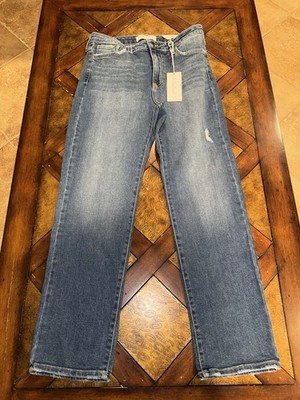 Just Black Denim Blue Jeans Grinded Slim Straight BP303J 31x28