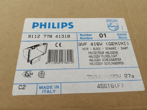 PHILIPS GEMINI QUF-416 SCHEINWERFER BAUSTELLEN- ODER PLATZBELEUCHTUNG FÜR HALOGEN 1000W - Bild 9 von 12