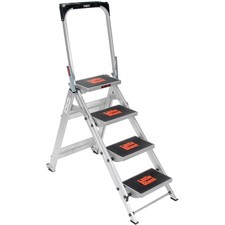 Little Giant174; Safety Aluminum Step Ladder - 4 Step