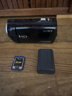 Sony HDR-CX380 16GB HD Handycam Camcorder- SD Card, Battery, Built In Charger