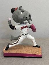 Carolina Mudcats Muddy Mascot Strike Out Cancer Baseball Bobblehead Defunct 2017