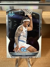 2022-23 Bowman U Chrome Basketball Armando Bacot North Carolina Card #44