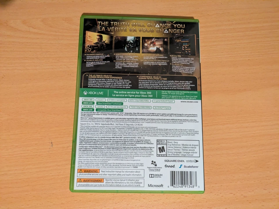 Deus Ex Human Revolution Director's Cut XBOX 360 - Image 2 of 4