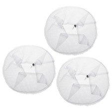 3Pcs Mesh Fan Dust Cover 11.8 Inch Dustproof Protector Electric Fan Net Black