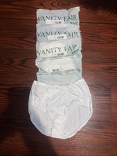 Vanity Fair Illumination Brief 13109 Black 3 and White 2 Size 7 New