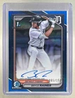 Bryce Rainer 2024 Bowman Chrome Draft #CPA-BR Blue Refractor Auto 1st RC 65/150