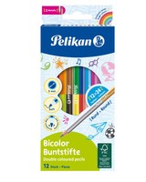 2-60X Pelikan Zweifarb-Buntstifte Bicolor, Rund, 12Er Kartonetui Bis 61% Rabatt