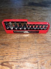 Mac Tools St11t 11 Piece Torx Socket Set Bit Drivers With Metal Case Mxt1