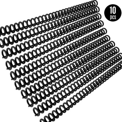 10pcs Plastic Loose Leaf Binders Ring Binding DIY Paper Notebook Album Supplies
