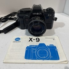 Minolta X-9 35mm Manual Focus SLR Camera with MD 50mm 1:1.7 Lens