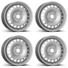 4 Alcar Stahlfelgen 6.5Jx16 Zoll ET48 5x112 für Volkswagen Caddy 4er Satz