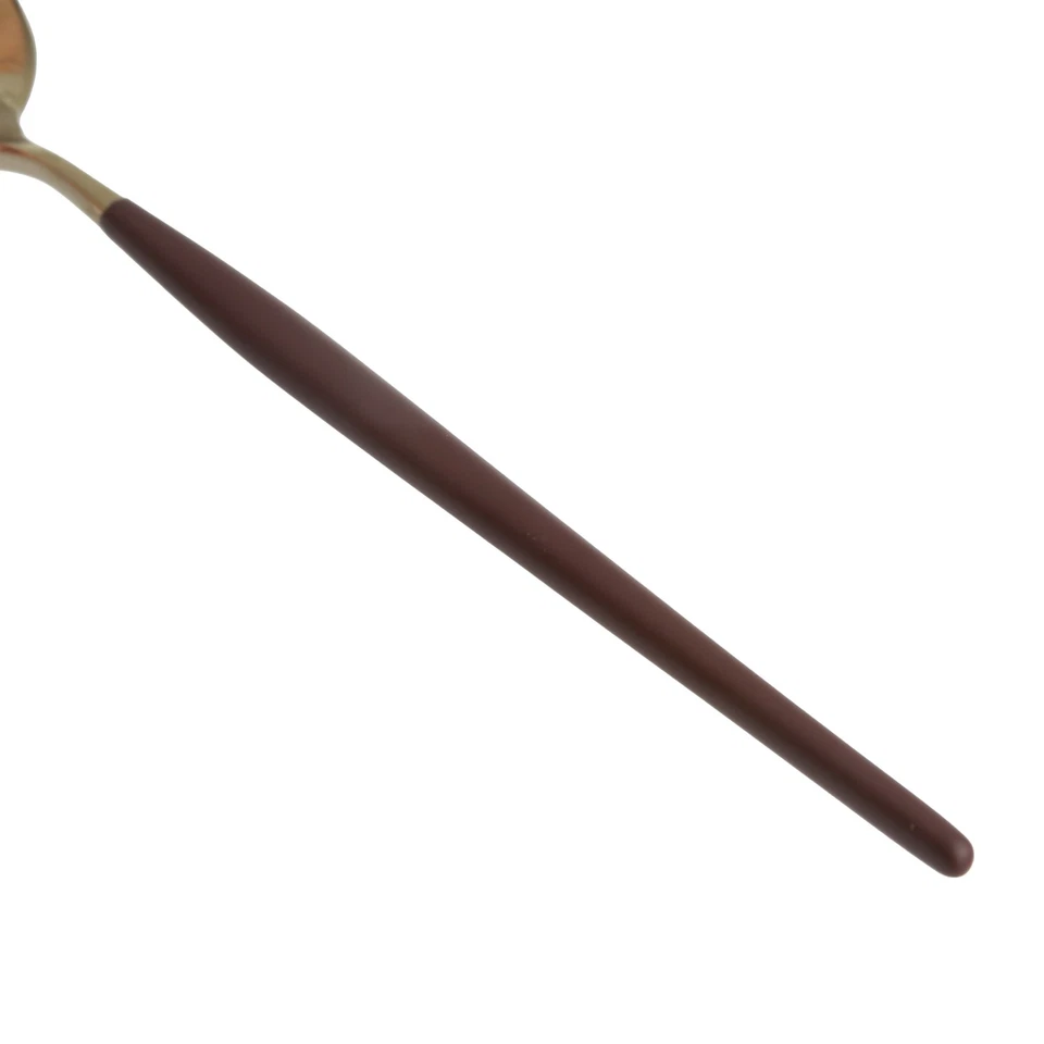 Set 6 cucchiaini bordeuax champagne Luxy multicolore - Immagine 2 di 4