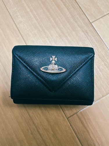 Portefeuille Organisateur De Voyage Vintage En Cuir Noir – Triple Pli, Compartiments