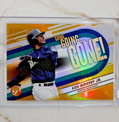 Ken Griffey Jr Mariners 2023 Pristine Going Gone!  GOLD Refractor SSP!  /50   