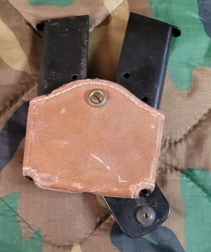 Pochette à Chargeur Safariland Cuir Noir – Simple – Pour S&W 59 Etc.