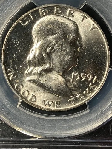 1959  MS63FBL Franklin Half PCGS 32641567