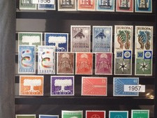 EUROPA ANNEE COMPLETE 1957 ** MNH