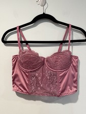 Urban Outfitters Bra Bustier Corset Med. Lace Romantic Festival Coquette Preppy