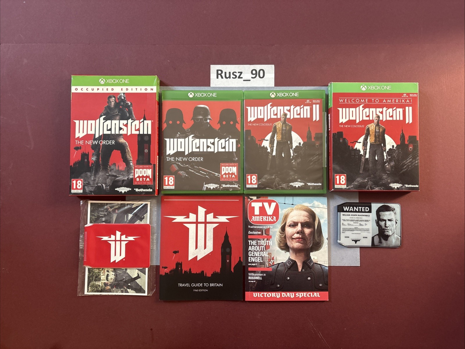 Wolfenstein The New Order Occupied Edition, 2 Welcome To Amerika Xbox One Bundle