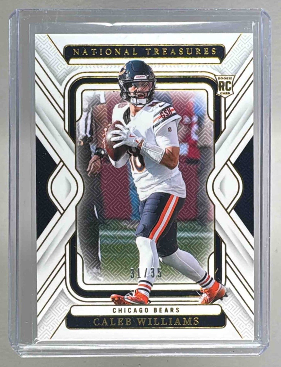 Caleb Williams 2024 National Treasures #18 Gold Rookie RC /35