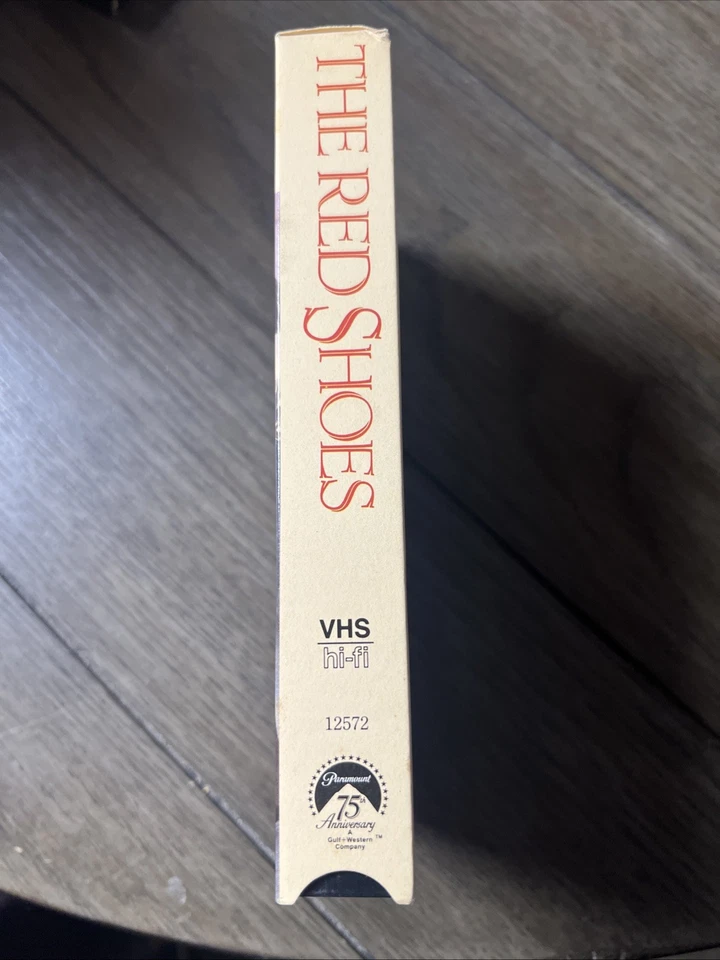 The Red Shoes (VHS, 1987) Moira Shearer Classic 1948 Romance Drama Rare Vintage Foto 2 de 4