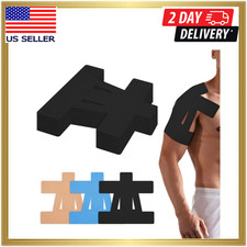 15Pcs Kinesiology Tape for Shoulder Precut,Shoulder Pain Black