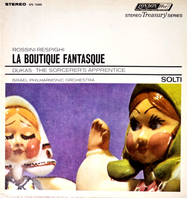 ROSSINI-RESPIGHI-Boutique Fantasque/DUKAS-Apprentice-SOLTI/IPO- London STS 15005