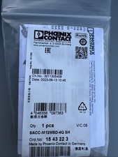 Phoenix Contact 1543223 4-Pole M12 Field Connector SACC-M12MSD-4Q-SH