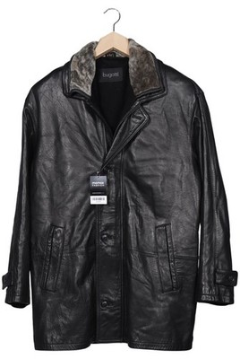 Bugatti Jacke Herren Anorak Jacket Kurzmantel Gr. EU 52 Leder Schwarz #0c3j9u8