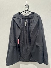 PrettyLittleThing Black Shoulder Drape Cinch Blazer