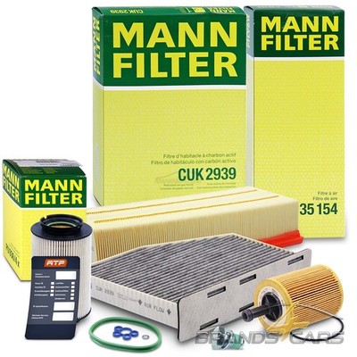 MANN-FILTER INSPEKTIONSPAKET FILTERSATZ B FÜR VW GOLF PLUS 5M 5 1K 1.9 2.0 TDI