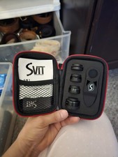 Universal 5 in 1 Phone Camera Lens Kit Macro Wide Fisheye Clip On SVIT Boxed 11