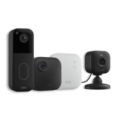 Blink Outdoor 4 Wireless Doorbell Smart Security System Sync Module XR & Mini 2