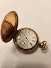 1898 Waltham Seaside Model 1890 6S 15J  Pocket Watch 15Y GF Hunter Working