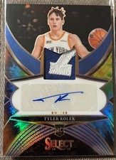 2024-25 Panini Select TYLER KOLEK RC RPA Tie Dye #13/25 JERSEY NUMBER MATCH