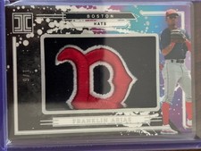 2025 Panini Impeccable Franklin Arias Hat Patch Boston SSP Red Sox #1/6