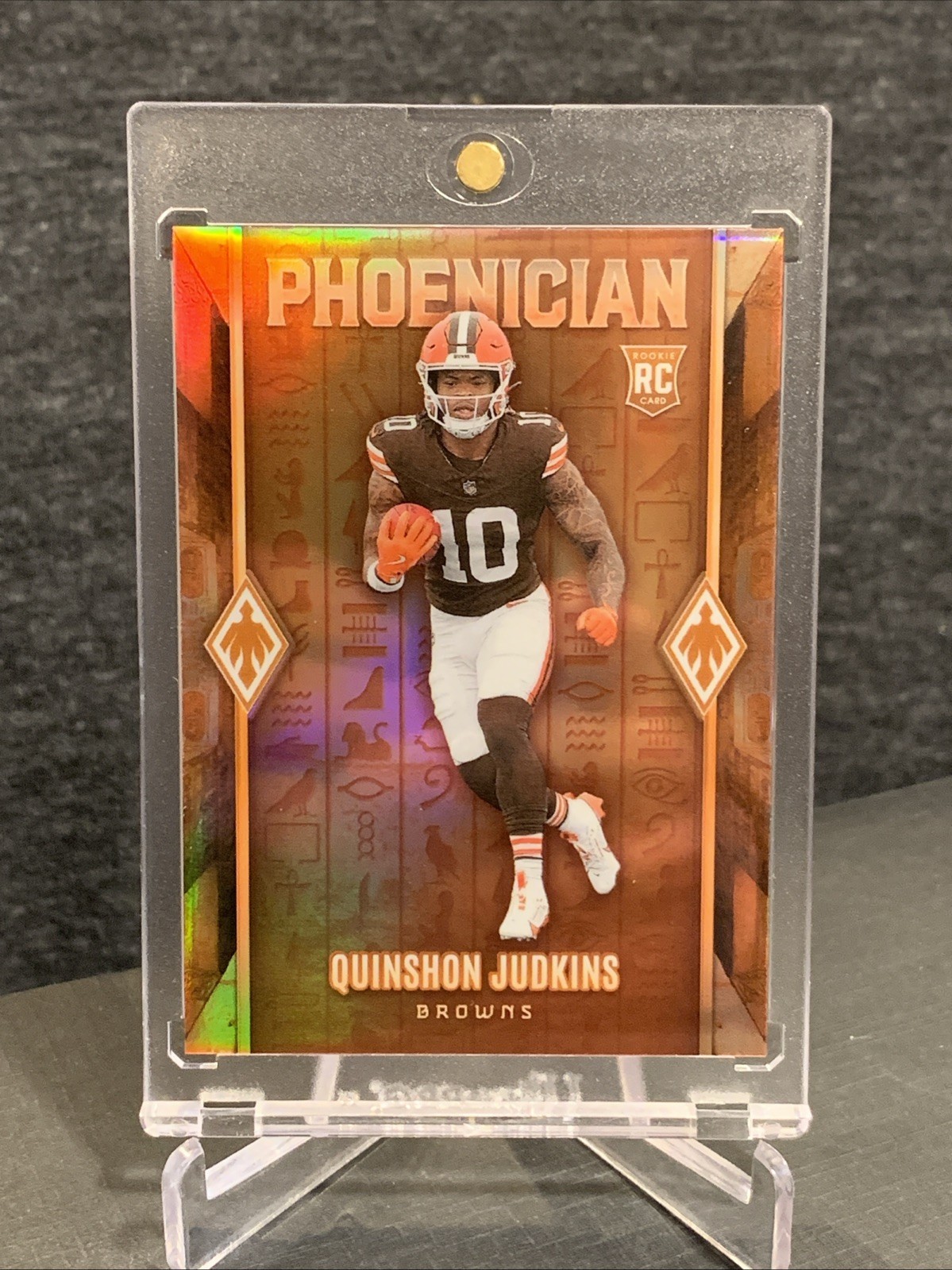 2025 Panini Phoenix Quinshon Judkins PHOENICIAN Case Hit Rookie RC #10 SSP