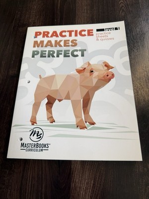 New Master Books PRACTICE MAKES PERFECT Level 1 Math Lessons Living Education