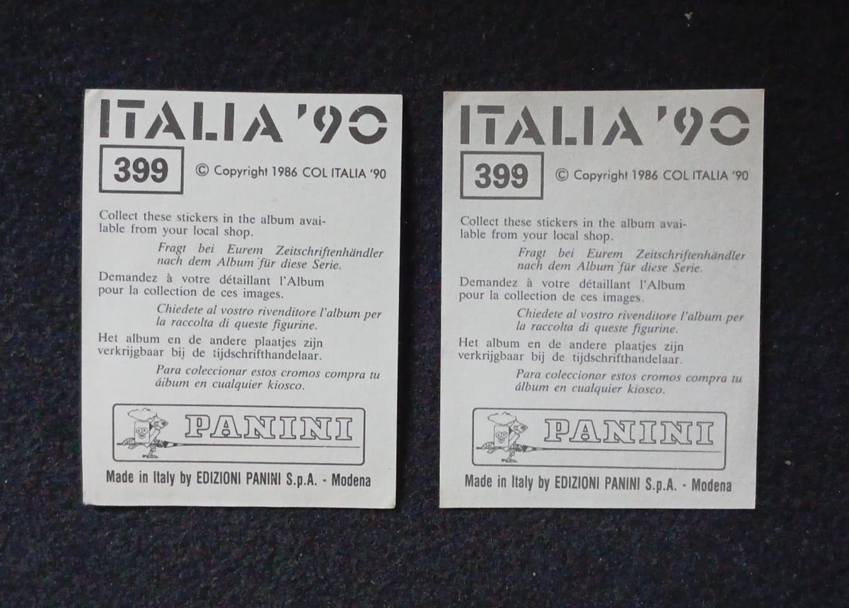 1990 Panini Fifa World Cup - italia Gary Lineker #399 for sale