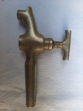 ANCIEN  PETIT ROBINET EN LAITON OU BRONZE 75 mm DE LONG