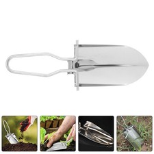 Mini Stainless Steel Folding Shovel Outdoor Survival Spade Garden Tool Hiking