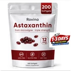 Rovina Astaxanthin 200 Softgels High Potency Antioxidant Supplement Immune Suppo