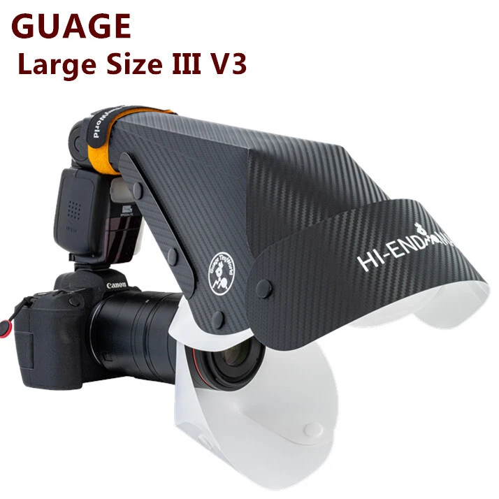 V3 GUAGE Macro Camera Flash light Speedlite Softbox Diffuser Reflector Snoot III - Image 3 of 4