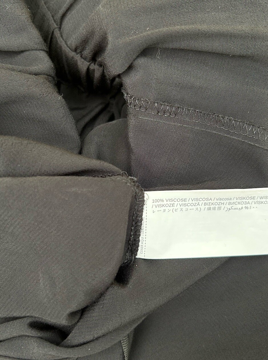 NEW Mango Black Wide Leg Halterneck Jumpsuit Size Large NWT thumbnail 13