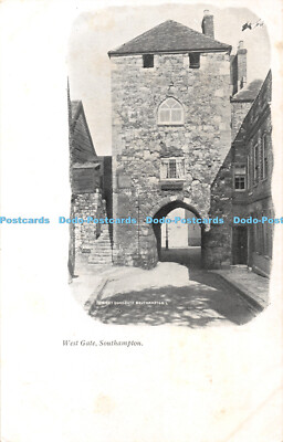 R321721 Southampton West Gate Quay Gate Postkarte