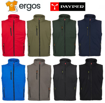 Softshell Weste PAYPER CREEK PAD VEST ärmellos gefüttert wasserdicht Taschen
