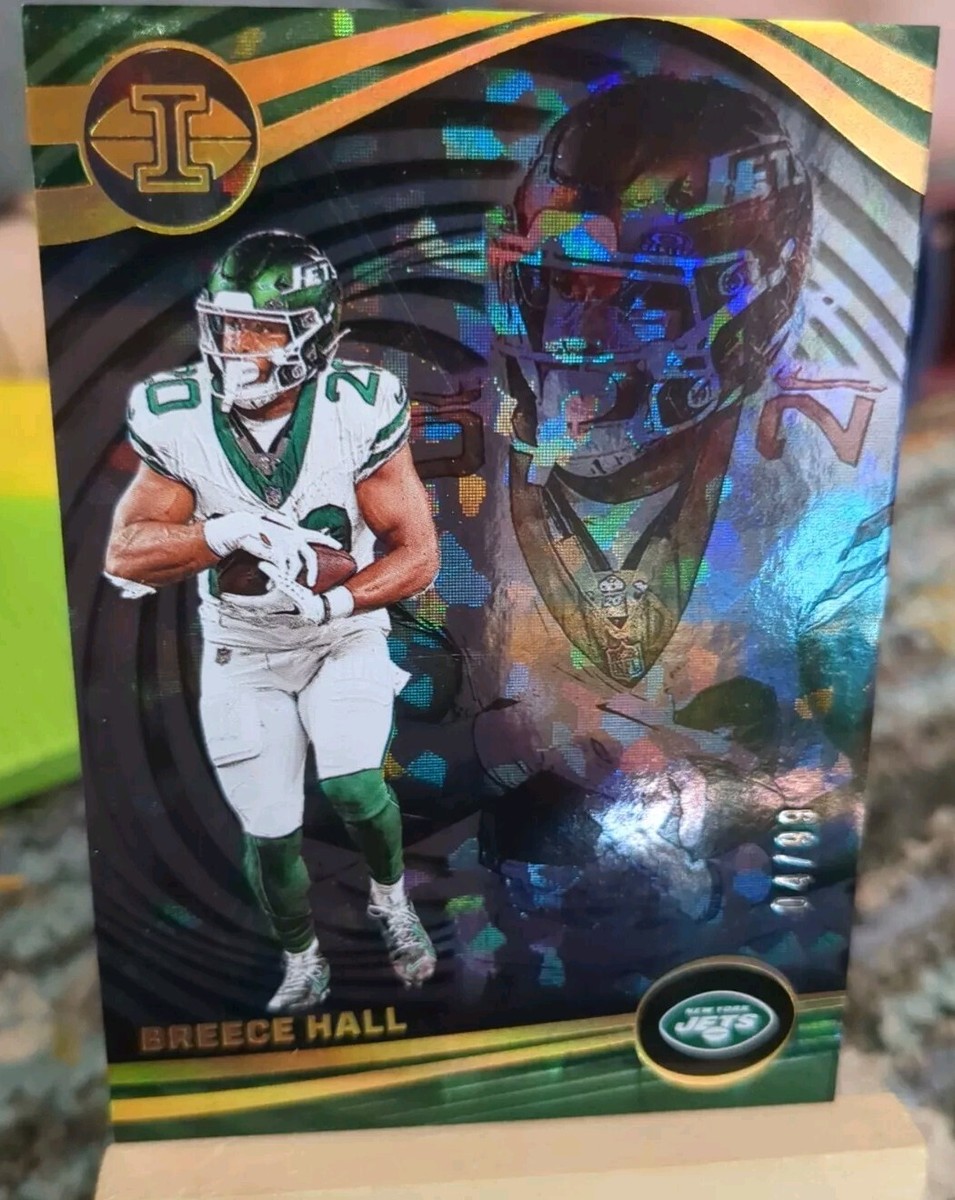 2023 Panini Illusions Breece Hall Black Ice Trophy Collection #100