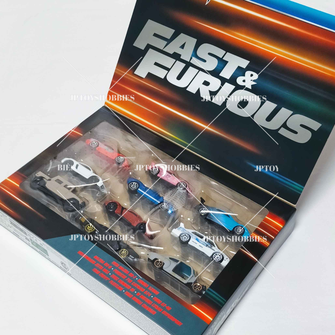 ミニカー Hot Wheels FURIOUS&FAST COLLECTION All Hot Wheels FAST & FURIOUS 10 Pack Mazda RX-7 RX-8 Honda Porsche